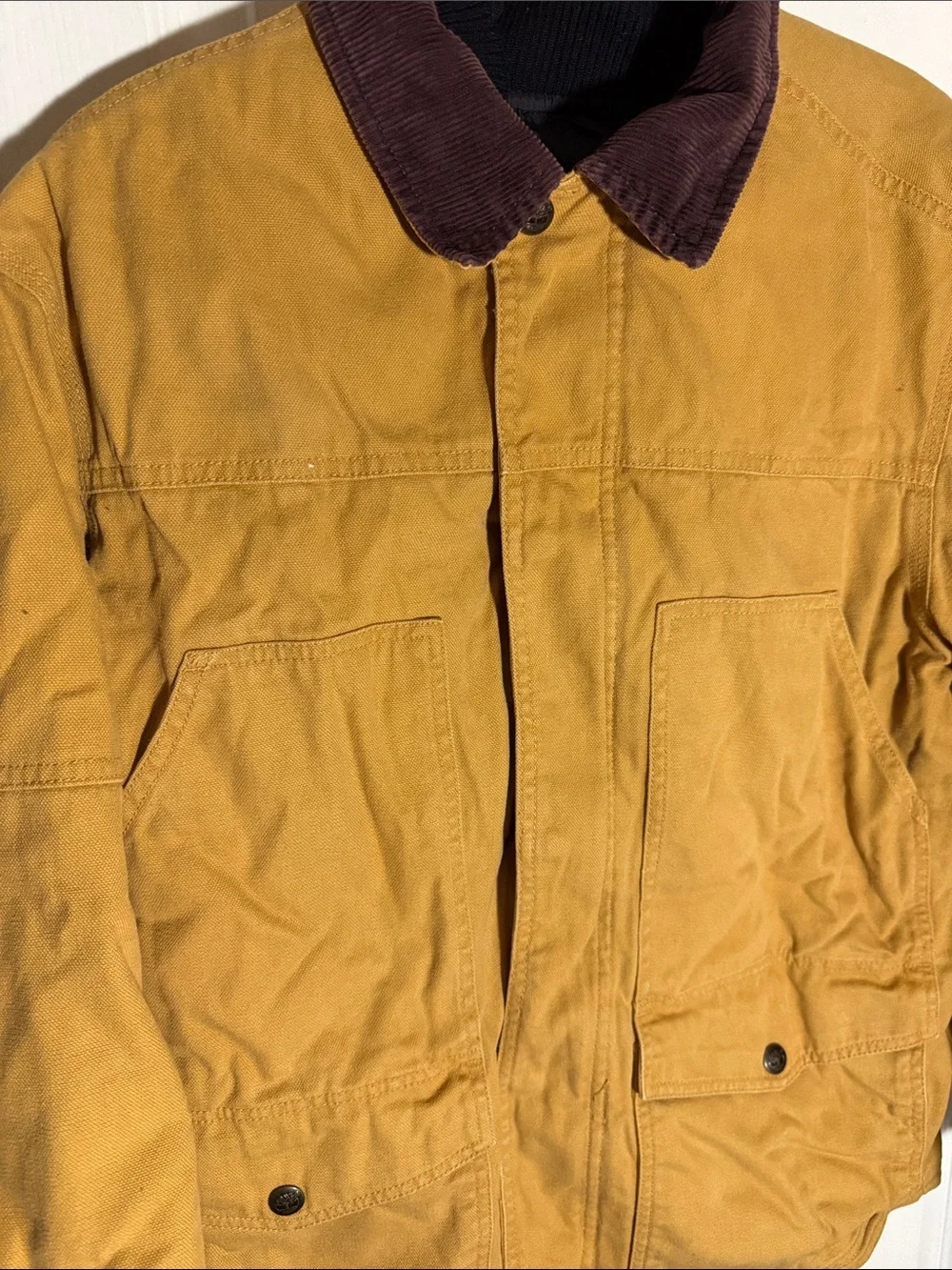 Timberland Field Jacket Mens L Vintage Weathergear Khaki size Small